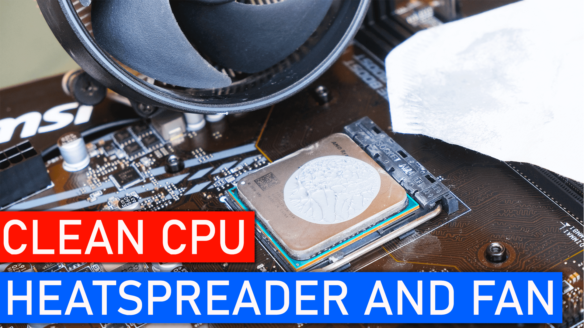 How to clean a CPU and Heatsink Fans + Buying Locations NZ - YSTech